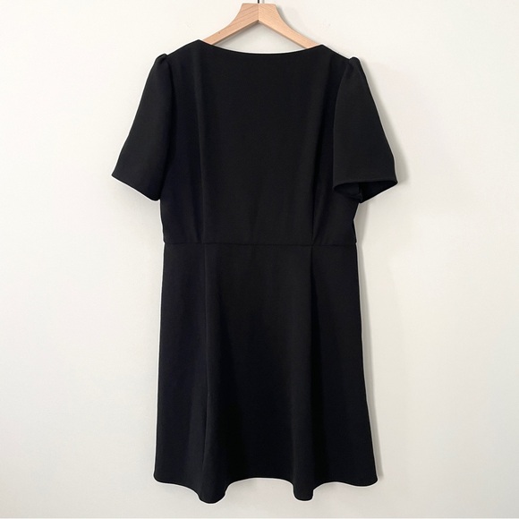 Sezane Lianne Black Dress Size 46 US 14 - Picture 5 of 8